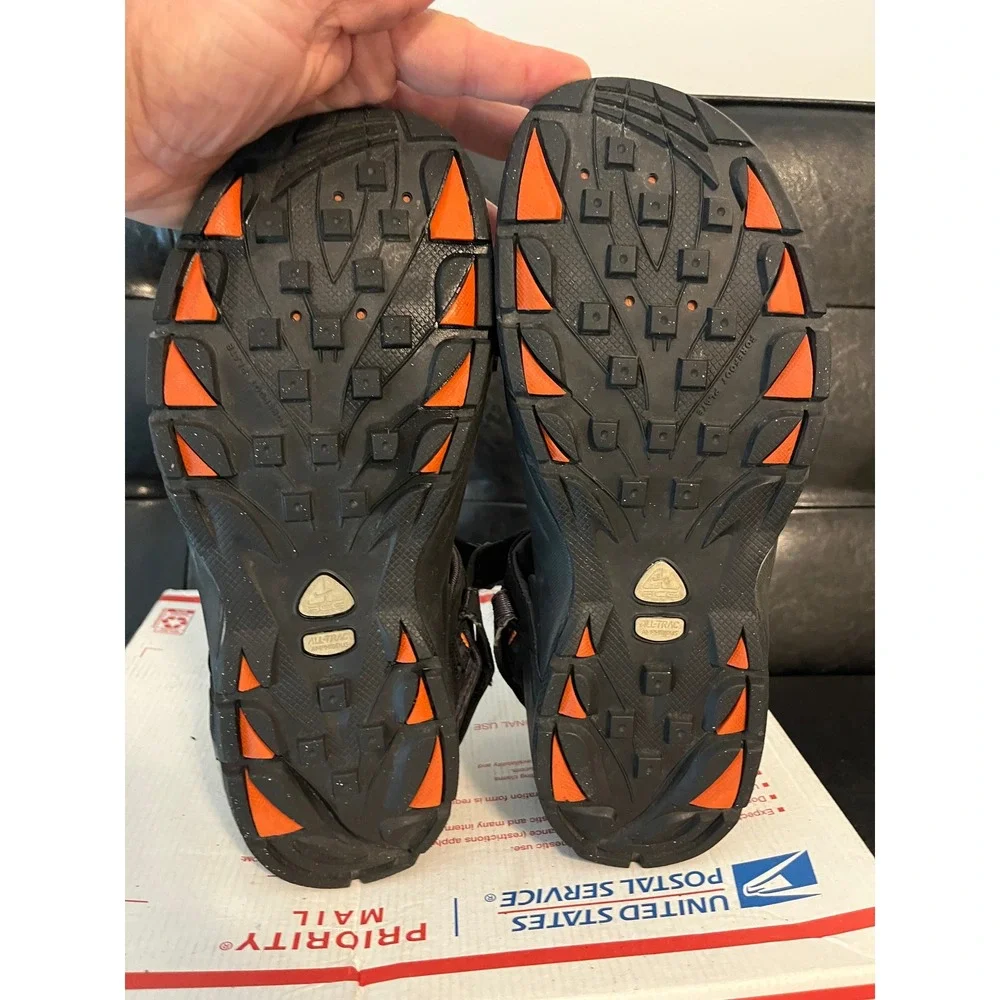 Vintage Nike ACG Air Deschutz Black Orange Hiking Sandals